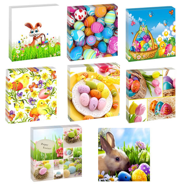 LINDY ΧΑΡΤΟΠΕΤΣΕΤΑ ΠΑΣΧΑΛΙΝΗ (33x33cm) (20τεμ.) - (ΔΙΑΦΟΡΑ ΣΧΕΔΙΑ)