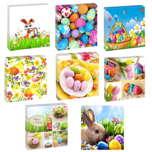 LINDY ΧΑΡΤΟΠΕΤΣΕΤΑ ΠΑΣΧΑΛΙΝΗ (33x33cm) (20τεμ.) - (ΔΙΑΦΟΡΑ ΣΧΕΔΙΑ)