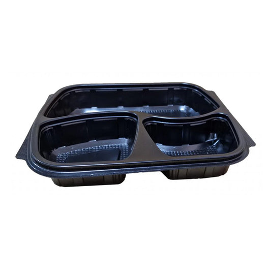 ΣΚΕΥΟΣ ΦΑΓΗΤΟΥ ΜΑΥΡΟ 3 ΘΕΣΕΩΝ (FT294-40) (50τεμ.) - (LUX PLAST)