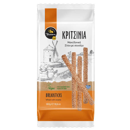 ΤΣΑΤΣΑΚΗΣ ΚΡΙΤΣΙΝΙΑ 300gr. - (ΣΙΤΟΥ ΜΕ ΣΟΥΣΑΜΙ ) (VEGAN)