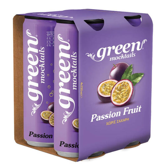 GREEN MOCTAILS (4x330ml) - (PASSION FRUIT)