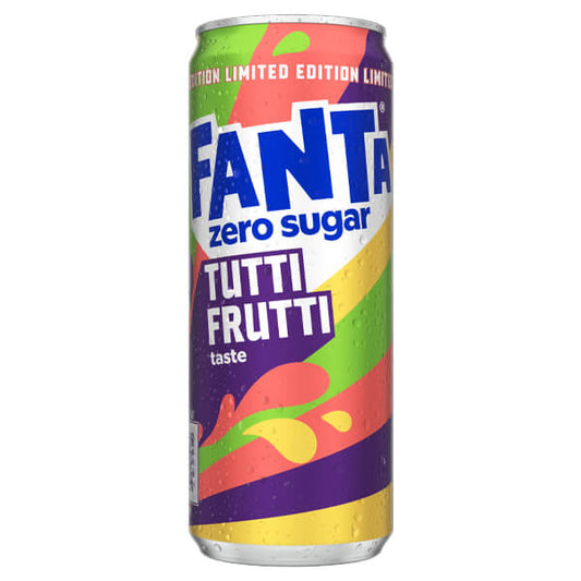 FANTA 330ml - (TUTTI FRUTTI) (ZERO SUGAR)