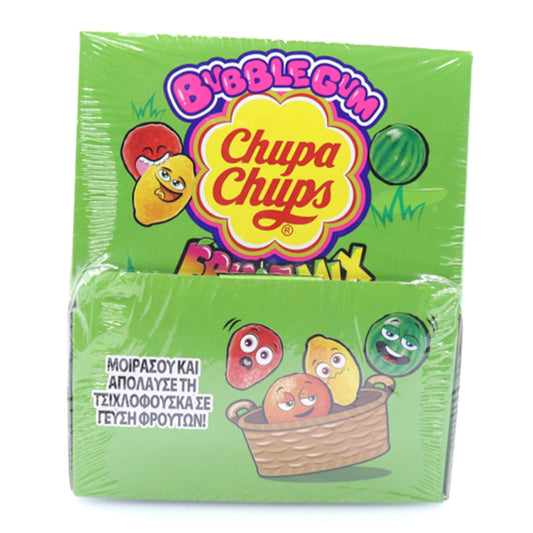 CHUPA CHUPS BUBBLE GUM (100τεμ.) - (FRUIT MIX KANGAROO)