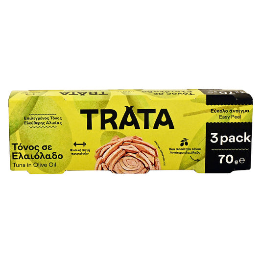 TRATA ΤΟΝΟΣ ΣΕ ΕΛΑΙΟΛΑΔΟ (3τεμ.x70gr.)