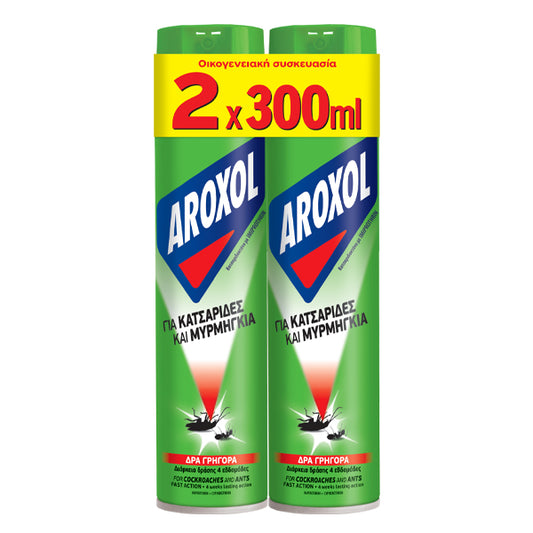 AROXOL ΚΑΤΣΑΡIΔΟΚΤΟNO (2x300ml)