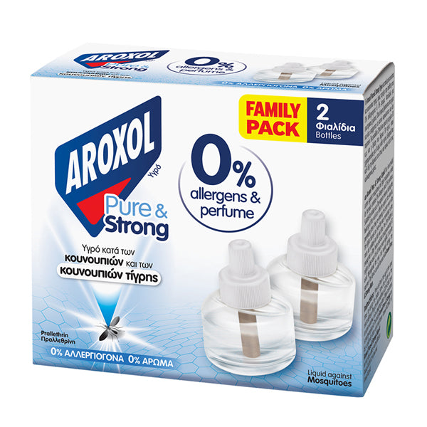 AROXOL PUR & STRONG LIQUID REFILL 2x25ml.
