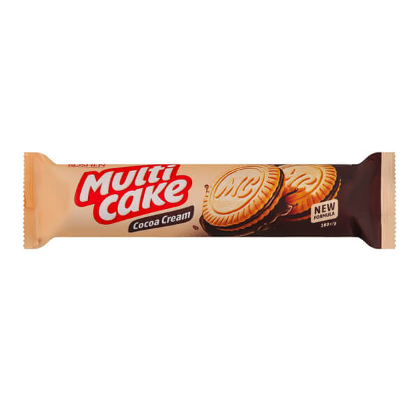 ROSHEN MULTICAKE ΓΕΜΙΣΤΑ ΜΠΙΣΚΟΤΑ 180gr - (KAKAO)