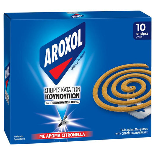 AROXOL SPIRAL CITRONELLA 10τεμ.
