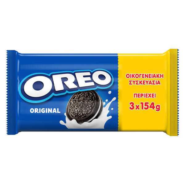 OREO ΜΠΙΣΚΟΤΑ ORIGINAL 154gr. - (3x154gr.)