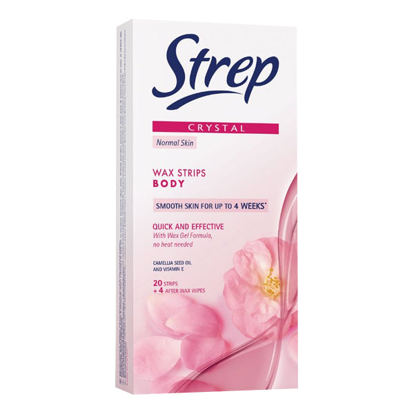 STREP CRYSTAL ΤΑΙΝΙΕΣ ΠΡΟΣΩΠΟ & ΕΥΑΙΣΘ. ΠΕΡΙΟΧΕΣ 20τεμ + 4 ΜΑΝΤ.