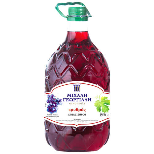 ΓΕΩΡΓΙΑΔΗ ΜΙΧΑΛΗ ΟΙΝΟΣ 3lit. - (ΕΡΥΘΡΟΣ ΞΗΡΟΣ)