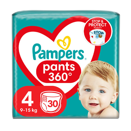 PAMPERS PANTS Νο4 - (30τεμ.) (9-15kg) (VP)
