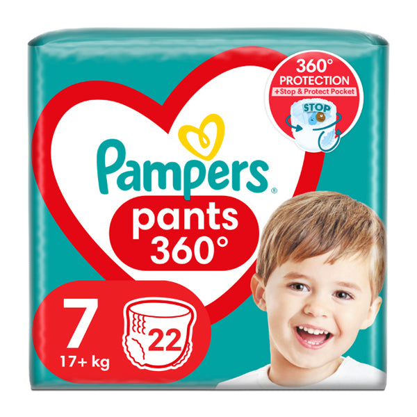 PAMPERS PANTS Νο7 - (22τεμ.) (17kg+) (VP)