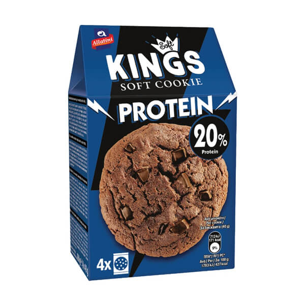 ΑΛΛΑΤΙΝΗ SOFT KINGS COOKIE 160gr. - (PROTEIN)