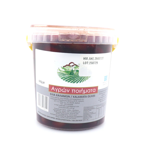 ΑΓΡΩΝ ΠΟΙΗΜΑΤΑ ΕΛΙΕΣ ΚΑΛΑΜΩΝ 600gr. - (ΚΟΥΒΑΔΑΚΙ)