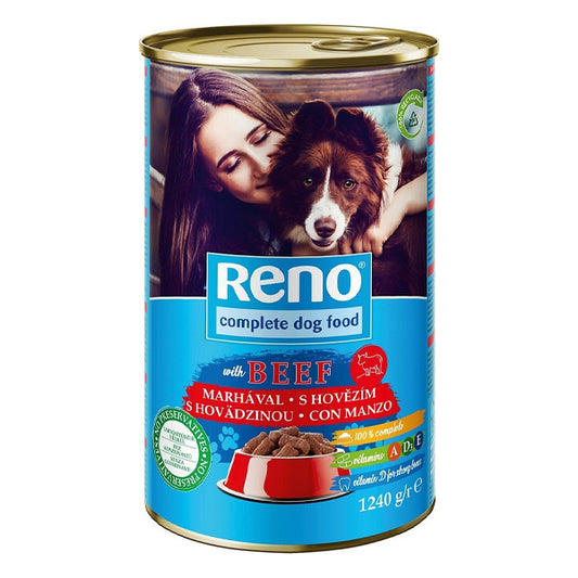 RENO ΣΚΥΛΟΤΡΟΦΗ ΚΟΝΣΕΡΒΑ 1240gr. - (ΒΟΔΙΝΟ)