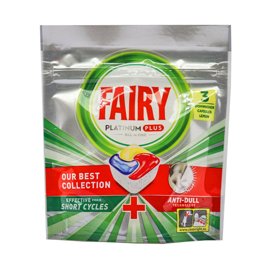 FAIRY CAPS ALL IN ONE 3τεμ. - (PLATINUM ) (ΛΕΜΟΝΙ)