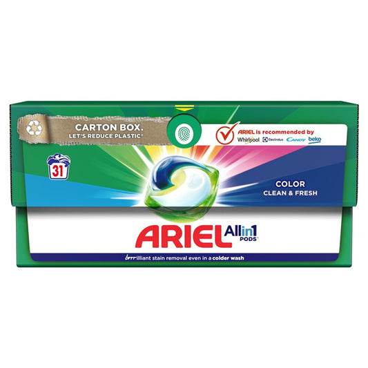 ARIEL ΥΓΡΕΣ ΚΑΨΟΥΛΕΣ ALL IN 1 (31τεμ.) - (COLOR)