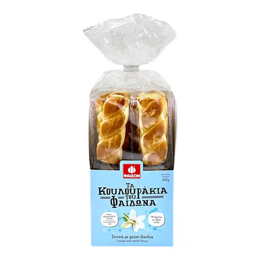 ΦΑΙΔΩΝ ΤΑ ΚΟΥΛΟΥΡΑΚΙΑ ΤΟΥ ΦΑΙΔΩΝΑ 300gr. - (ΣΠΙΤΙΚΑ ΜΕ ΓΕΥΣΗ ΒΑΝΙΛΙΑ)