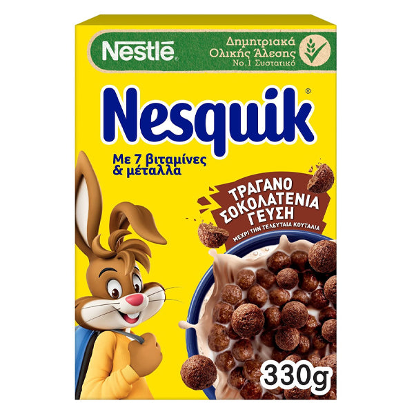 NESTLE NESQUIK ΔΗΜΗΤΡΙΑΚΑ ΣΟΚΟΛΑΤΑ 330gr