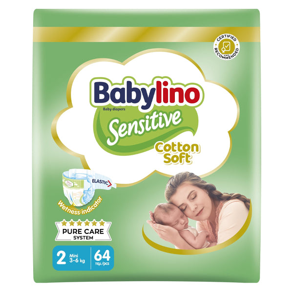 BABYLINO ΠΑΝΑ VALUE SENSITIVE No 2 (3-6kg) - (64τεμ.)