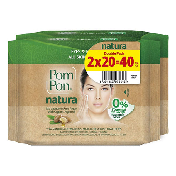 POM PON EYES & FACE ΜΑΝΤΗΛΑΚΙΑ 40τεμ. - (NATURA) (2x20τεμ.)