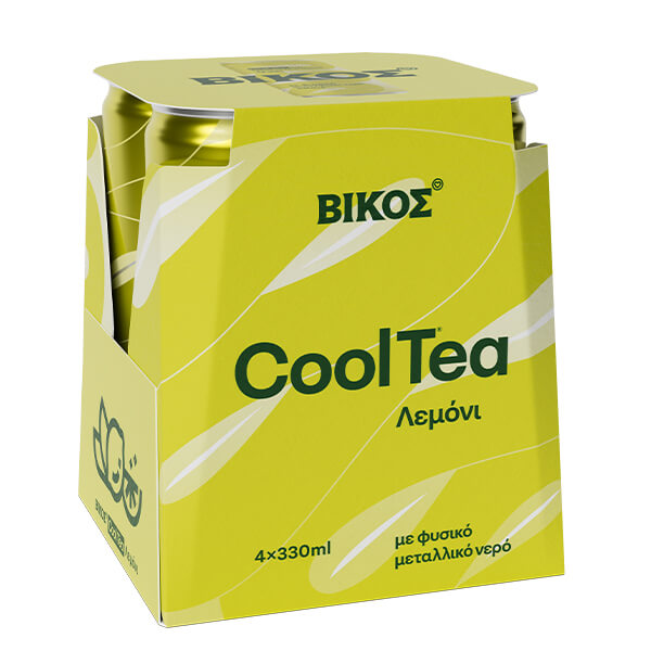 ΒΙΚΟΣ COOL TEA ΚΟΥΤΙ (4x330ml) - (ΛΕΜΟΝΙ)