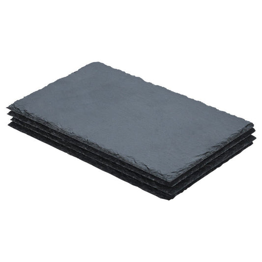 ECOCASA ΠΛΑΤΩ ΣΧΙΣΤΟΛΙΘΟΥ ΣΕΤ 4τεμ. - (22x14cm)