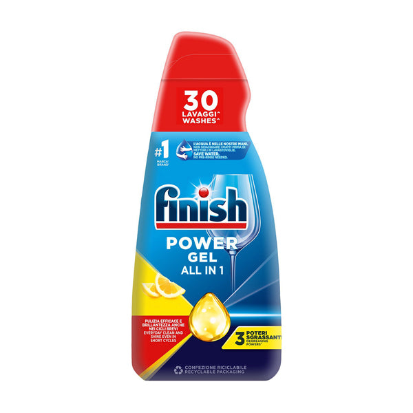 FINISH GEL ΠΛΥΝΤΗΡΙΟΥ ΠΙΑΤΩΝ 600ml - (ΛΕΜΟΝΙ)