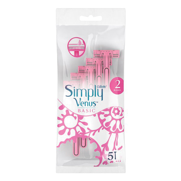 GILLETTE ΞΥΡΑΦΑΚΙΑ SIMPLY VENUS 2 - (5τεμ.)