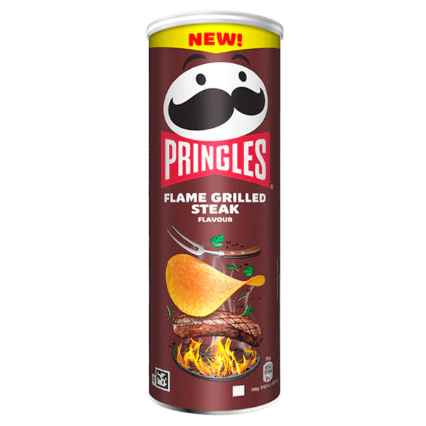 PRINGLES ΤΣΙΠΣ 165gr - (FLAME GRILLED STEAK)
