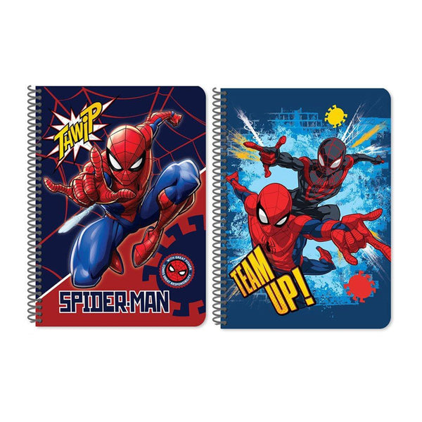 ΤΕΤΡΑΔΙO ΣΠΙΡΑΛ 17Χ25 2ΘΕΜ 60Φ SPIDERMAN 2ΣΧ