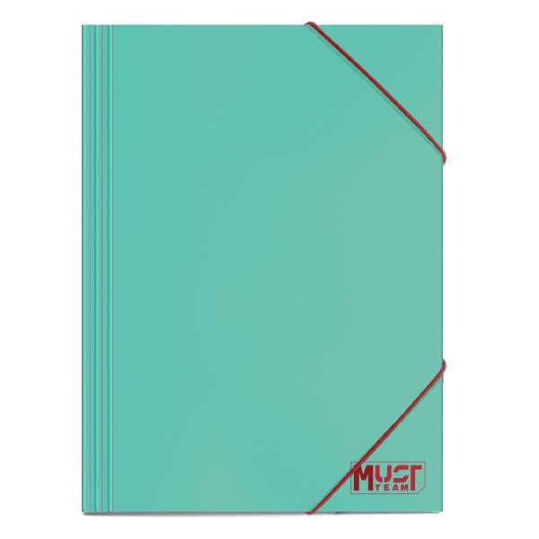 ΦΑΚΕΛΟΣ ΛΑΣΤΙΧΟ ΧΑΡΤ 25Χ35 MUST TEAM ΠΡΑΣΙΝΟ