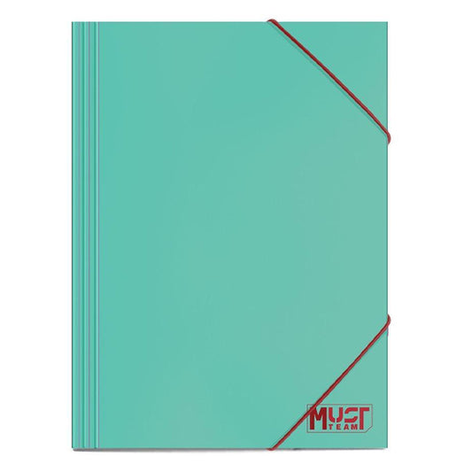 ΦΑΚΕΛΟΣ ΛΑΣΤΙΧΟ ΧΑΡΤ 25Χ35 MUST TEAM ΠΡΑΣΙΝΟ