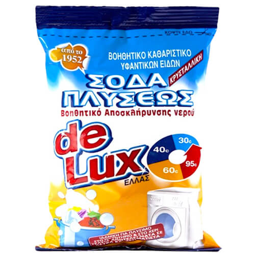 DE LUX ΣΟΔΑ ΠΛΥΣΕΩΣ ΚΡΥΣΤΑΛΛΙΚΗ 900gr.