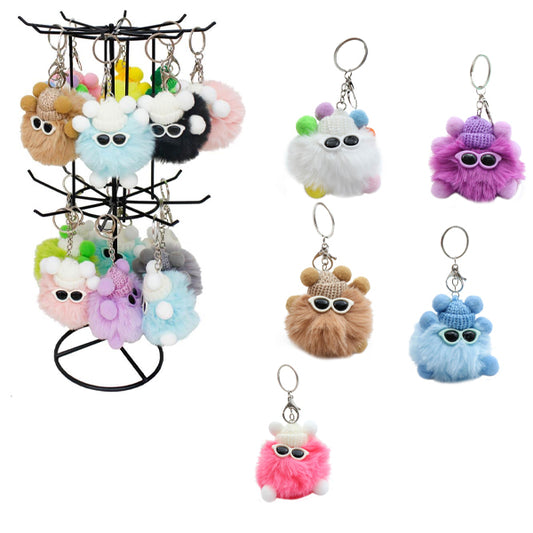 ΜΠΡΕΛΟΚ POM POM ΜΕ ΓΥΑΛΙΑ ΚΑΙ ΚΑΠΕΛΟ 9Χ7Χ7,5 MOOD