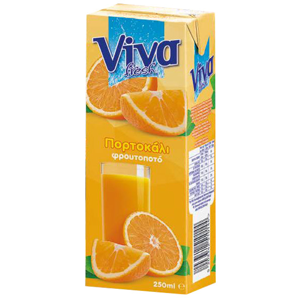 VIVA 250ml - (ΠΟΡΤΟΚΑΛΙ ΦΡΟΥΤΟΠΟΤΟ)