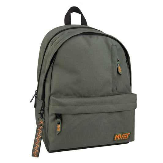 ΤΣΑΝΤΑ ΠΛΑΤΗΣ MUST TEAM MONOCHROME CLASSIC ΛΑΔΙ ΜΕ ΠΟΡΤΟΚΑΛΙ 2 ΚΕΝΤΡΙΚΕΣ ΘΗΚΕΣ