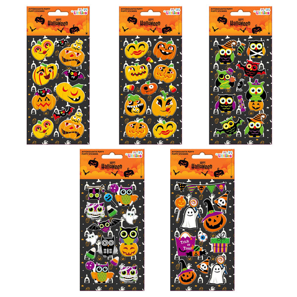 ΑΥΤΟΚΟΛΛΗΤΑ PUFFY HALLOWEEN THE LITTLIES 10X22 ΕΚ. 12 ΣΧΕΔΙΑ