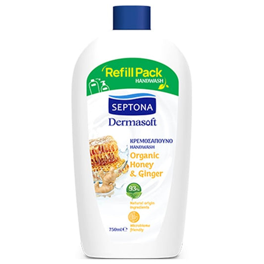 SEPTONA DERMASOFT ΚΡΕΜΟΣΑΠΟΥΝΟ HONEY & GINGER 750ml