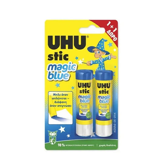 UHU ΚΟΛΛΑ STIC MAGIC 2x8.2gr