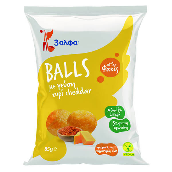 3Α BALLS ΤΥΡΙ CHEDDAR (85gr.)