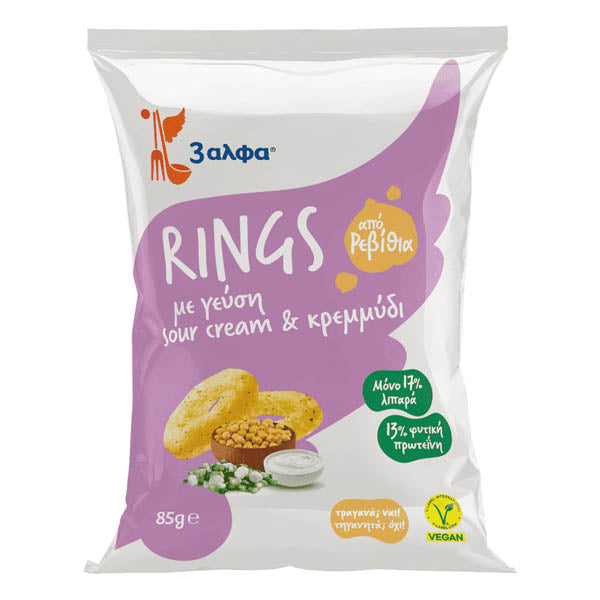 3Α RINGS SOUR CREAM & ΚΡΕΜΜΥΔΙ (85gr.)
