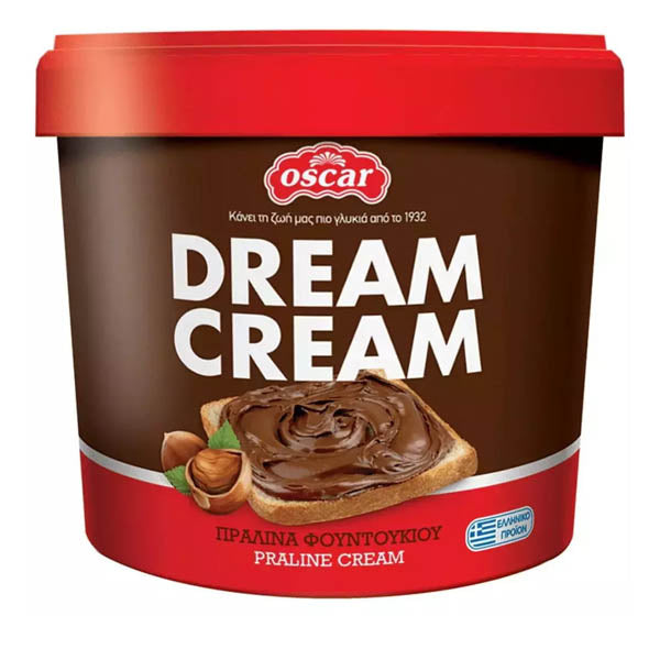 OSCAR DREAM CREAM ΠΡΑΛΙΝΑ ΖΑΧΑΡΟΠΛΑΣΤΙΚΗΣ ΦΟΥΝΤΟΥΚΙΟΥ 20kg