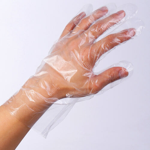 ΓΑΝΤΙΑ ΠΟΛΥΑΙΘΥΛΕΝΙΟΥ ΜΙΑΣ ΧΡΗΣΗΣ - (100τεμ.) (ΔΙΑΦΑΝΑ)