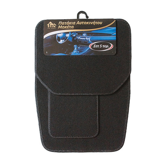 TNS BLACK ΠΑΤΑΚΙΑ ΑΥΤΟΚΙΝΗΤΟΥ ΜΟΚΕΤΑ ΣΕΤ/5 ΜΑΥΡΟ 10