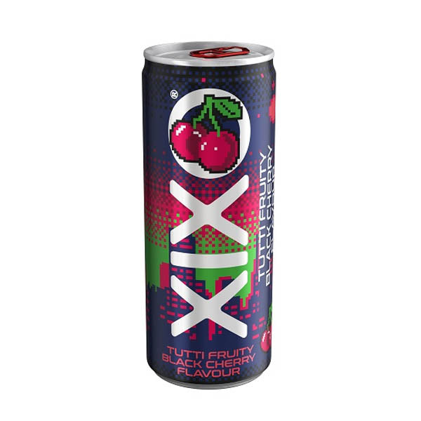 XIXO CARBONATED 250ml (TUTTI FRUTTI) (BLACK CHERRY)