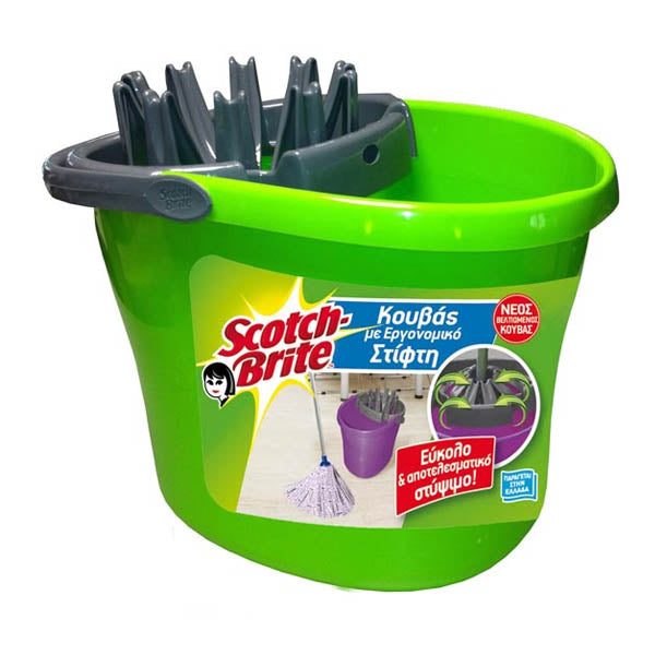 SCOTCH BRITE ΚΟΥΒΑΣ+ΣΤΙΦΤΗΣ 15lit
