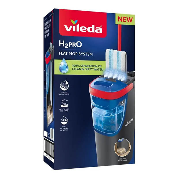 VILEDA ΣΥΣΤΗΜΑ ΚΑΘΑΡΙΣΜΟΥ - (H2PRO FLAT)
