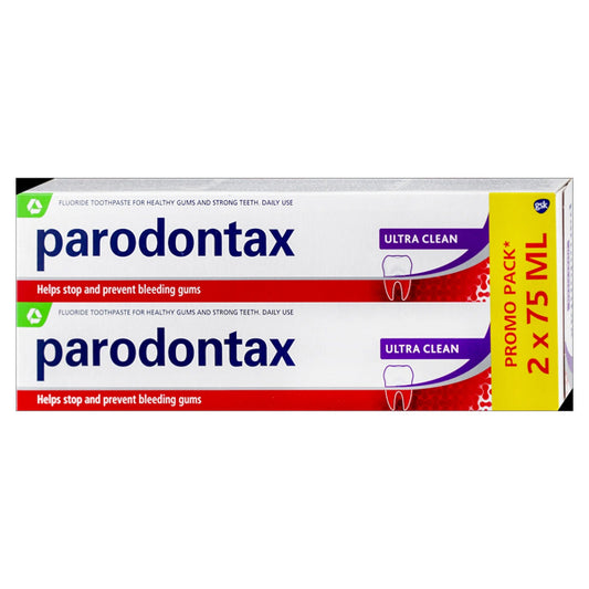 PARODONTAX ULTRA CLEAN 2x75ml - (ΟΔΟΝΤΟΚΡΕΜΑ)